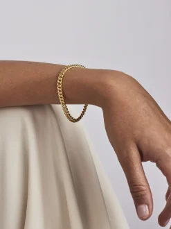 Baby Gold Curb Link Bracelet
