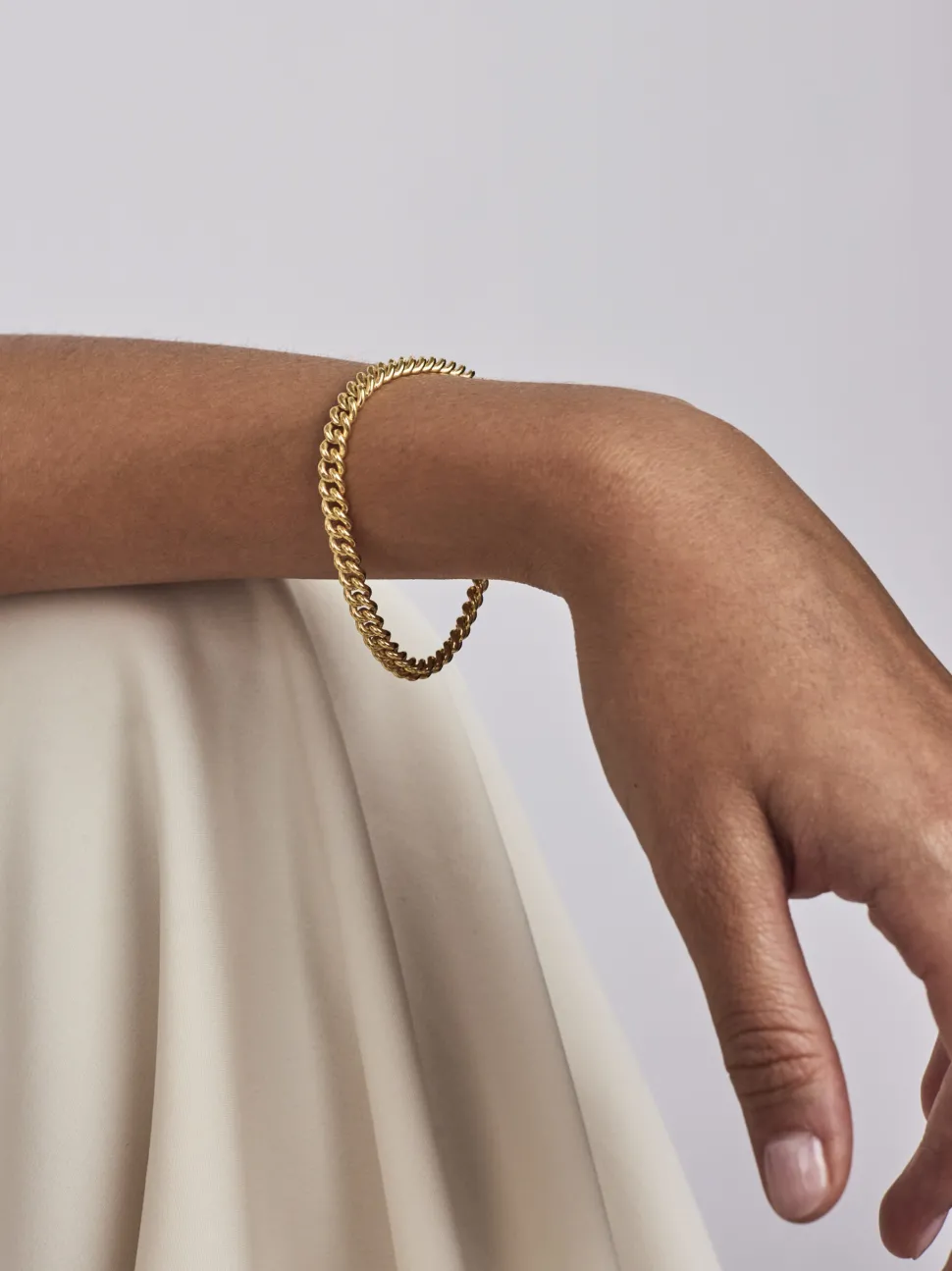 Baby Gold Curb Link Bracelet