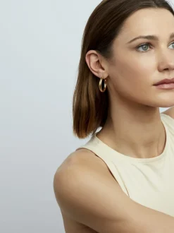 Classic 3cm Gold Hoop Earrings