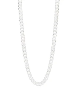 50cm Solid Sterling Silver Slim Curb Link Chain