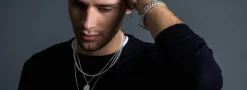 50cm Solid Sterling Silver Slim Curb Link Chain