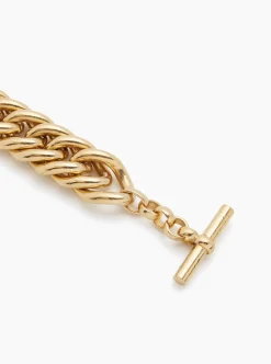 Giant Gold Curb Chain Necklace
