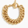 Giant Gold Curb Link Bracelet