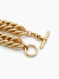 Giant Gold Curb Link Bracelet