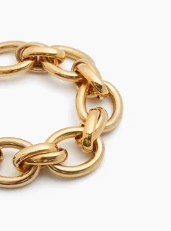 Giant Gold Double Linked Bracelet