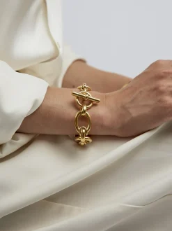 Giant Gold Interlock Bracelet