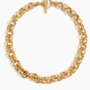 Giant Gold Rolo Link Necklace