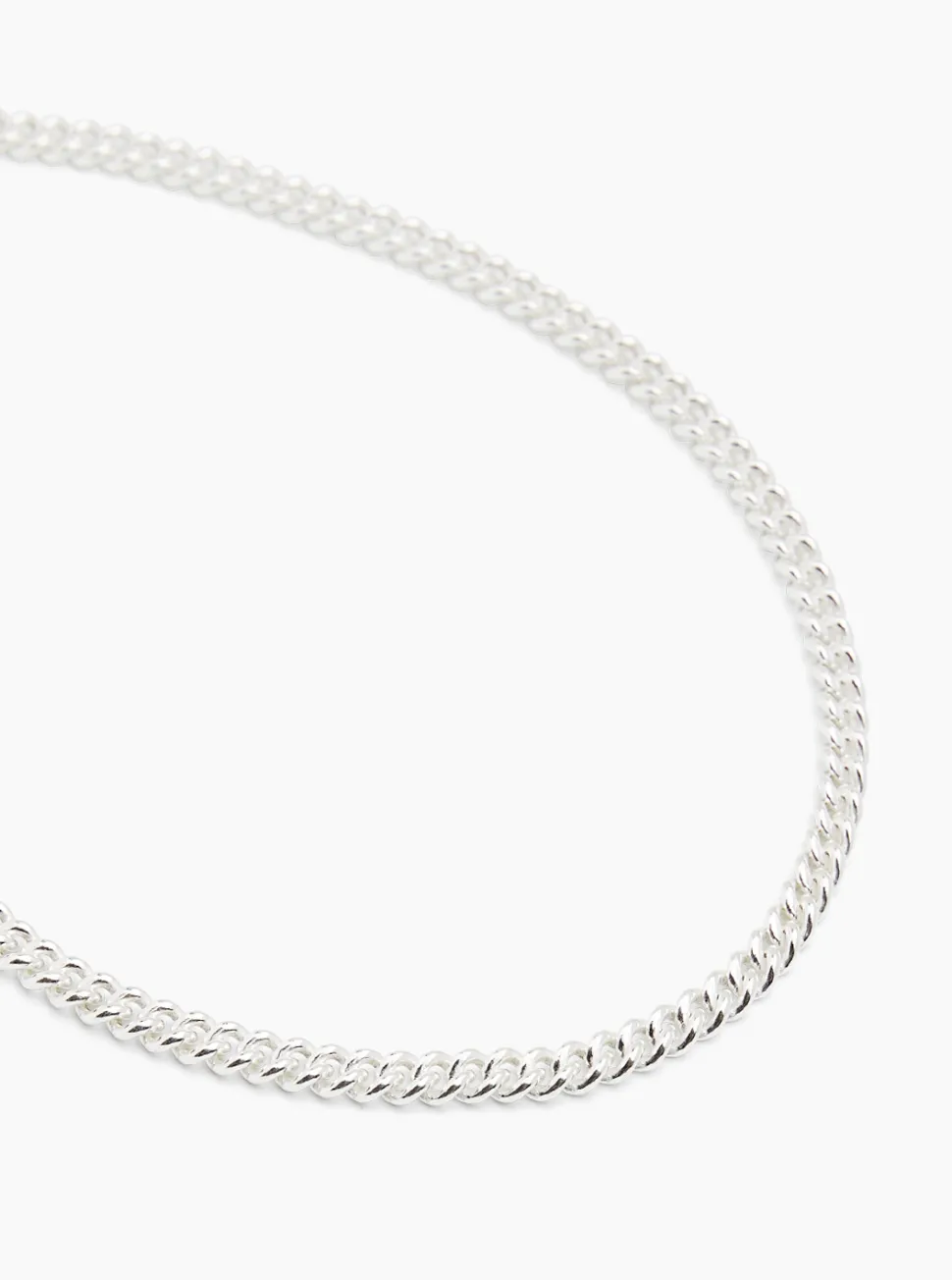 Giant Gold T-Bar On Gold T-Bar Clasp Silver Curb Chain