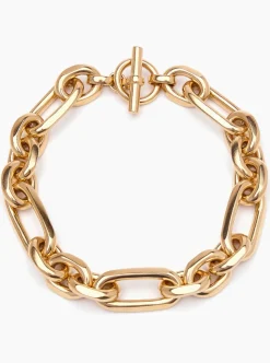Giant Gold Watch Chain Necklace
