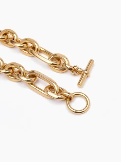 Giant Gold Watch Chain Necklace