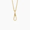 Gold Belcher Clipt Necklace