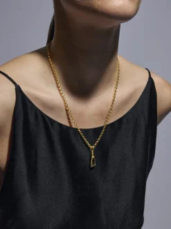 Gold Chunky Belcher Clipt Necklace