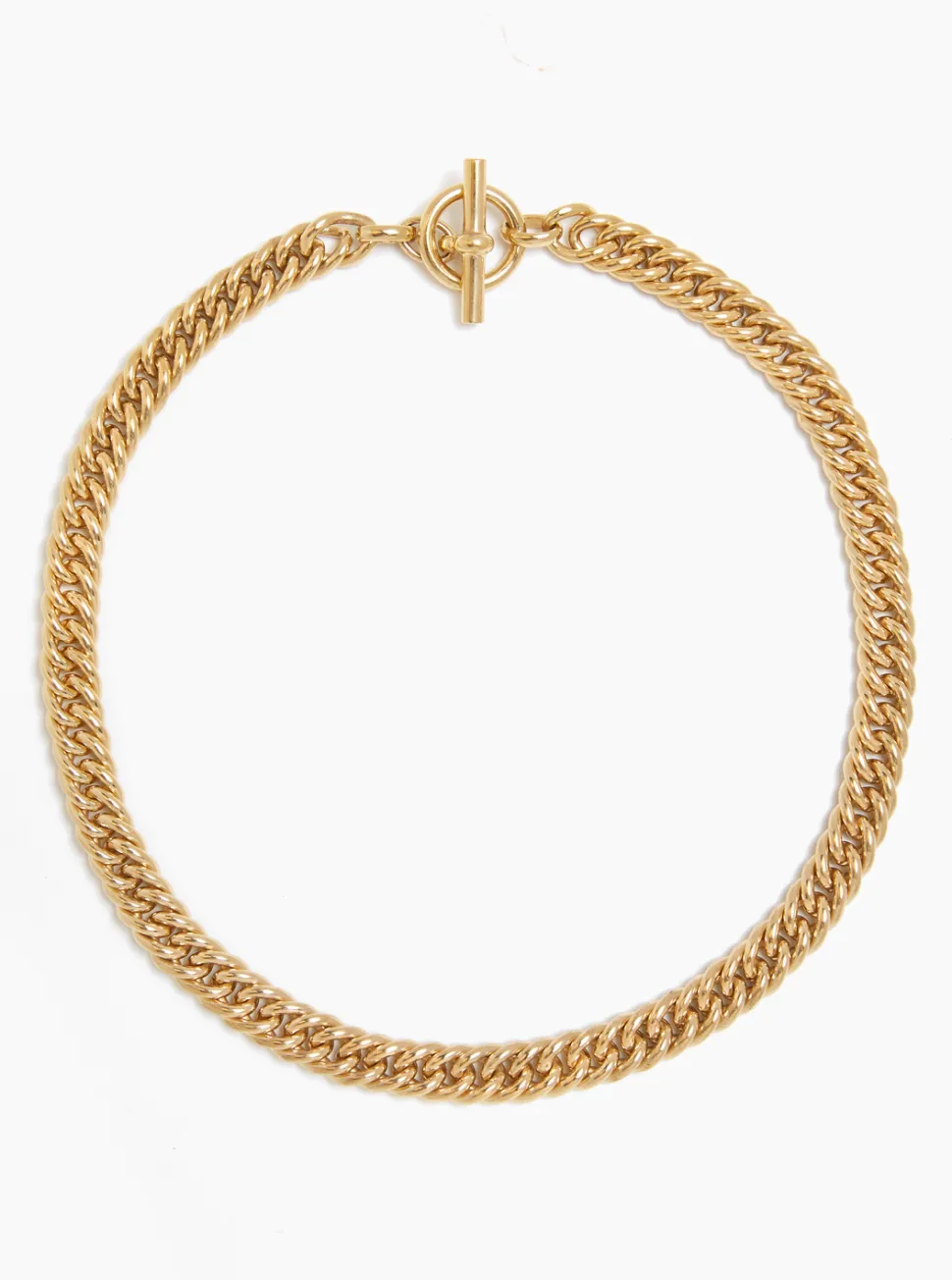 Gold Curb Link Choker
