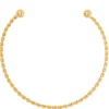 Gold Roped Torque Necklace