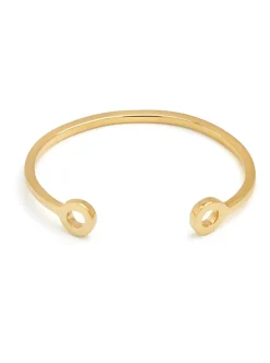 Gold Stacking Torque Bangle