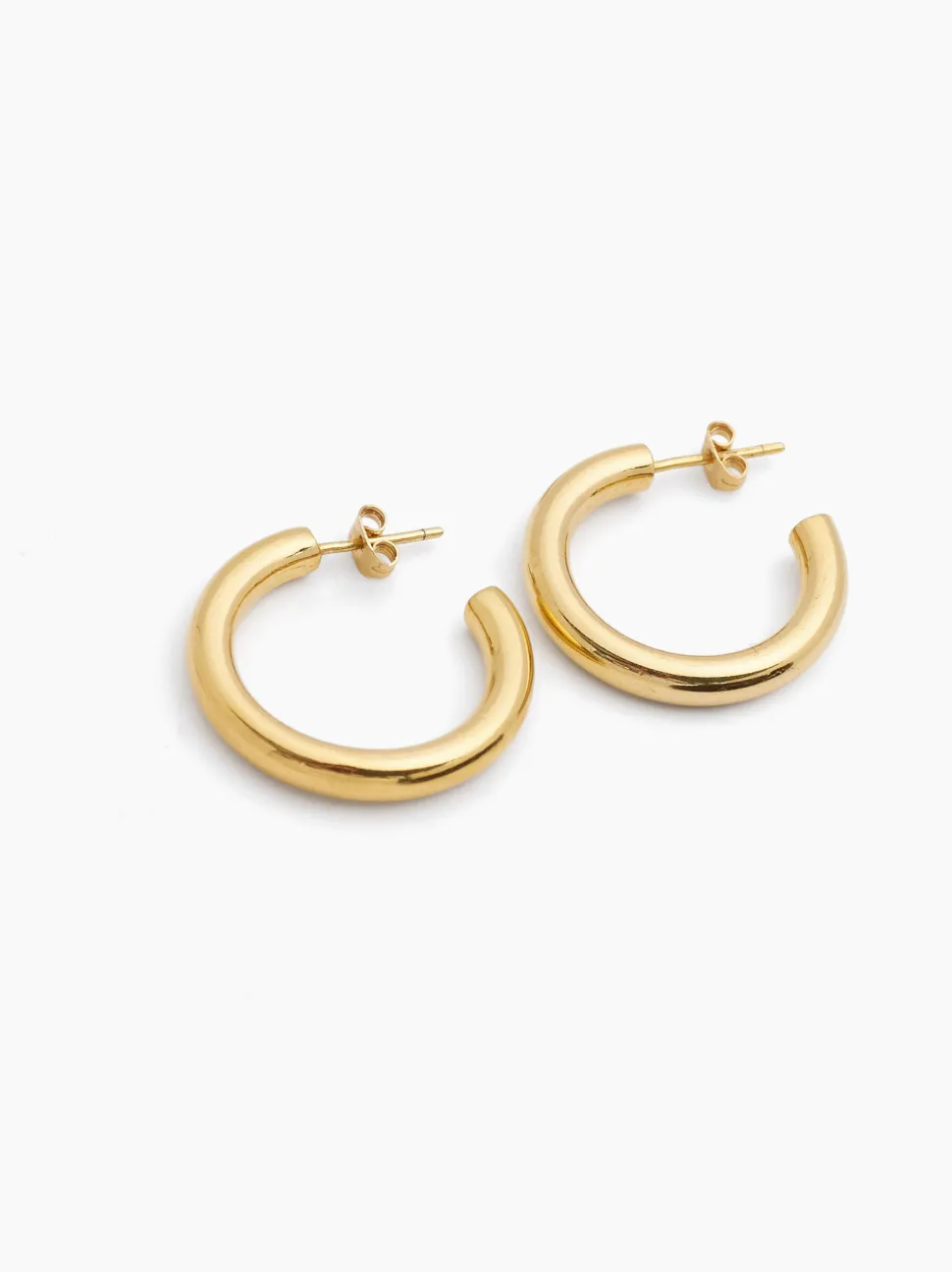 Large Gold Hoop Earrings