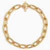 Large Gold Oval Chain Necklace