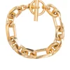 Large Gold Watch Chain Bracelet