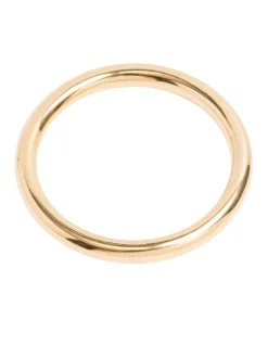 Large Plain Gold Bangle