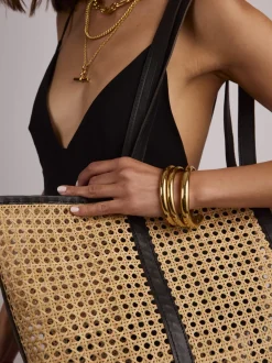 Large Plain Gold Bangle