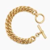 Medium Gold Curb Link Bracelet
