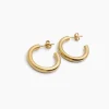 Medium Gold Hoop Earrings