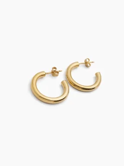 Medium Gold Hoop Earrings