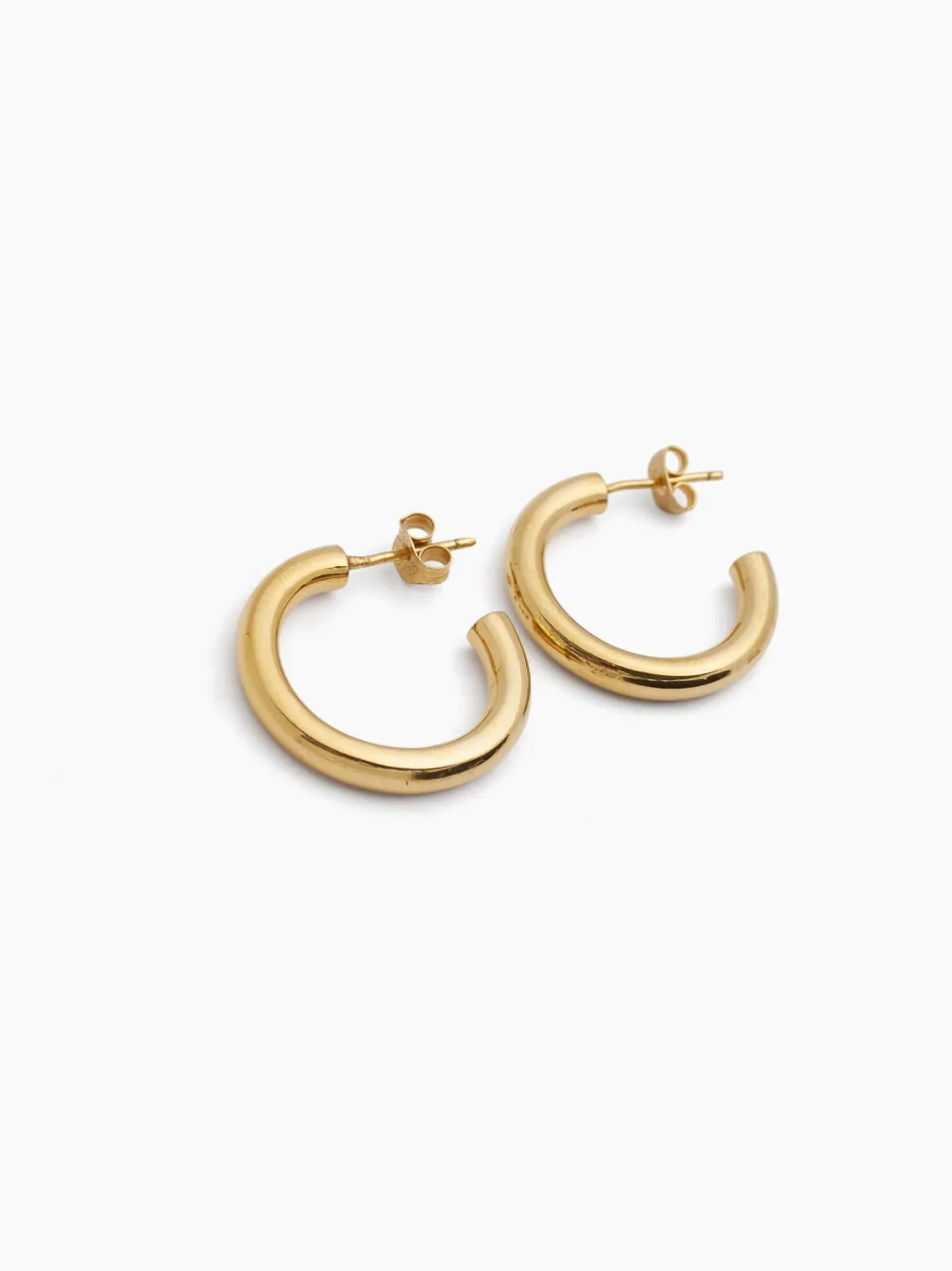 Medium Gold Hoop Earrings