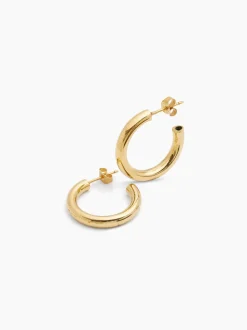 Medium Gold Hoop Earrings