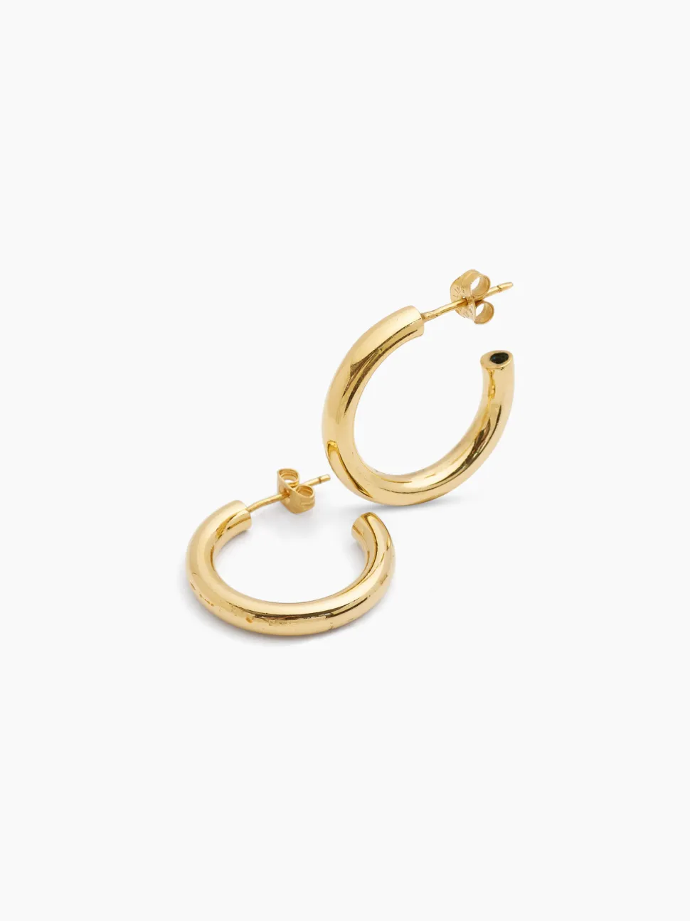 Medium Gold Hoop Earrings