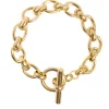 Medium Gold Interlock Bracelet
