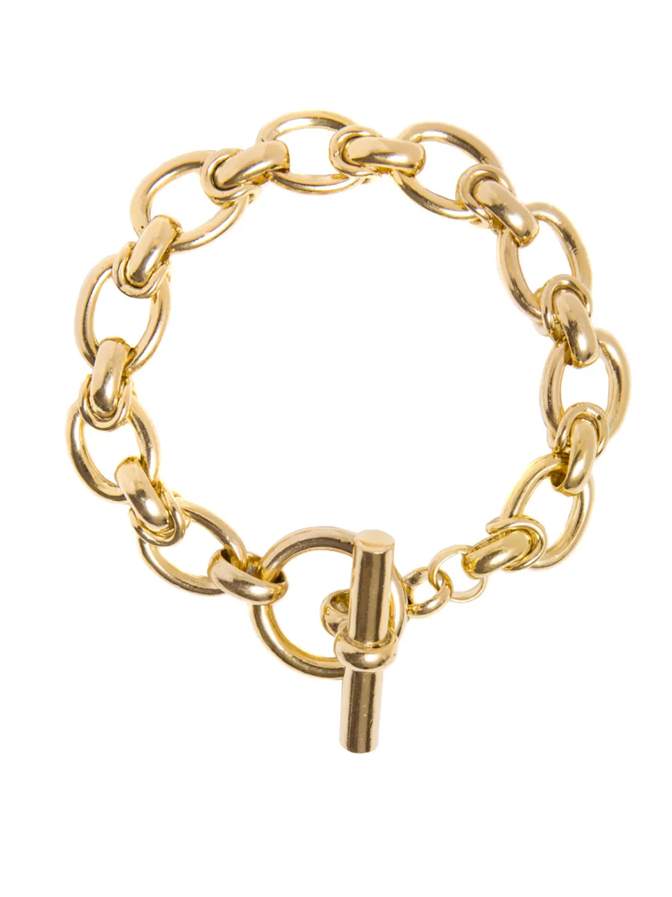 Medium Gold Interlock Bracelet