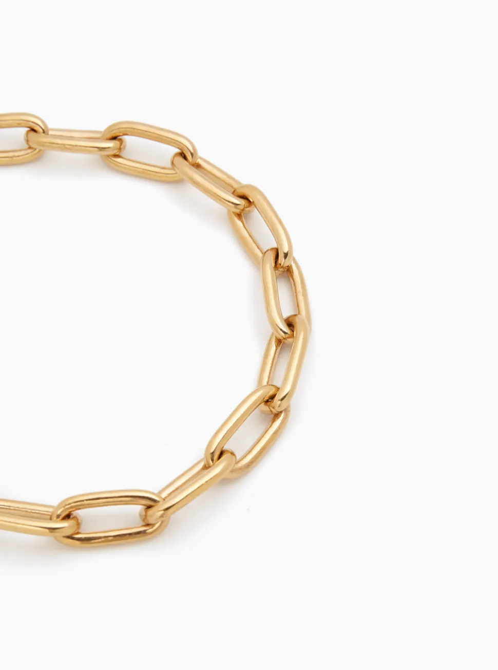 Medium Gold Oval Chain Necklace