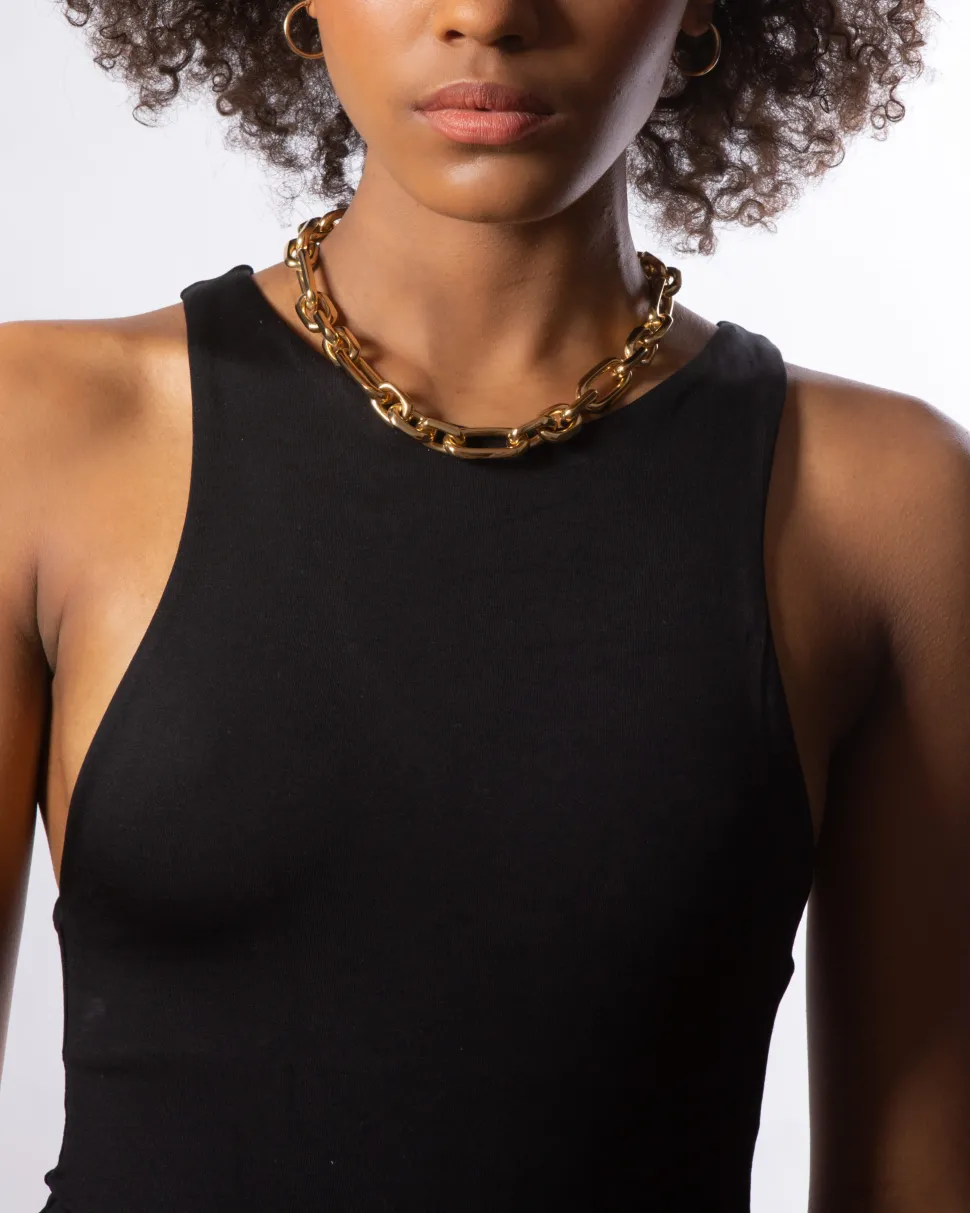 Medium Gold Watch Chain Necklace