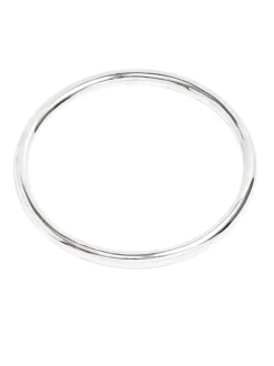 Medium Plain Silver Bangle