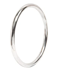 Medium Plain Silver Bangle