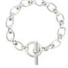 Medium Silver Interlock Bracelet