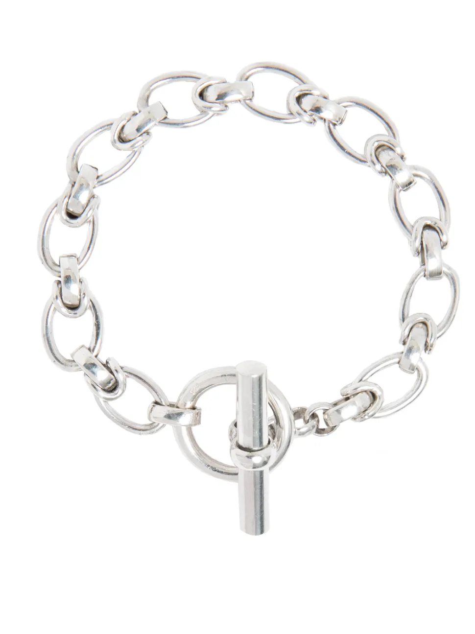 Medium Silver Interlock Bracelet
