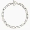 Medium Silver Oval Chain Necklace