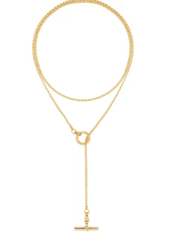Men's Fine Gold Lariat Necklace