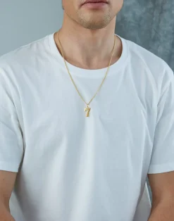Men's Gold Lucky No 7 Necklace