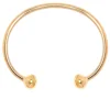 Men's Large Gold Torque Bangle