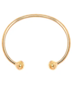 Men's Large Gold Torque Bangle