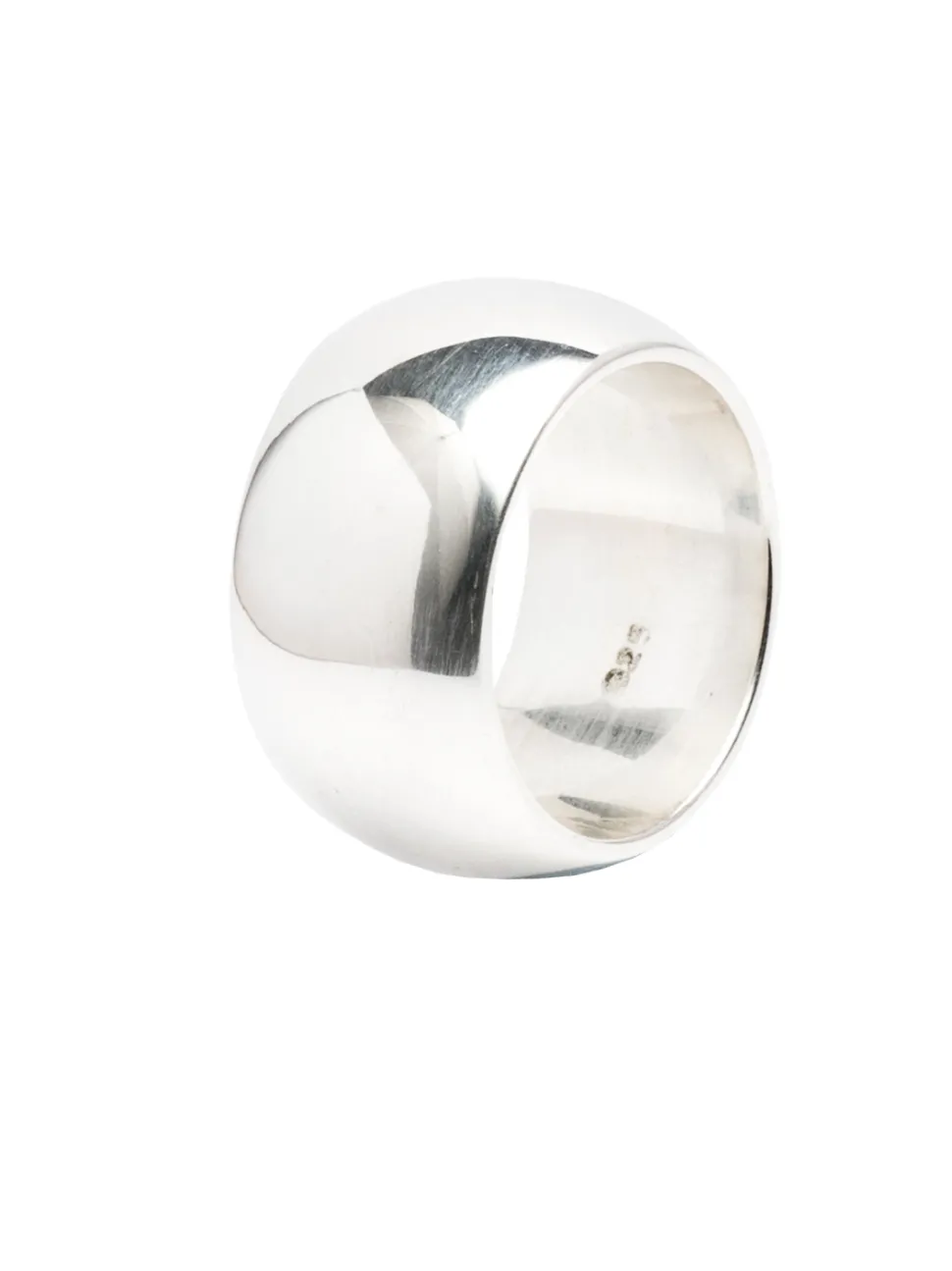 Men's Large Solid Sterling Silver Band Ring