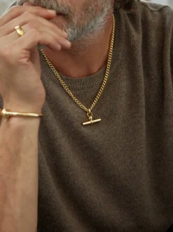 Men's Slim Gold Band Ring