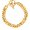 Men's Slim Gold Curb Chain Bracelet