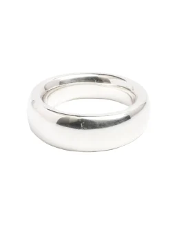 Men's Slim Solid Sterling Silver Band Ring