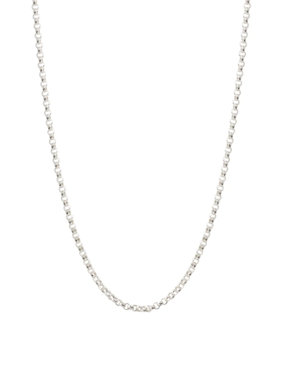 Men's Thick Silver Belcher Chain