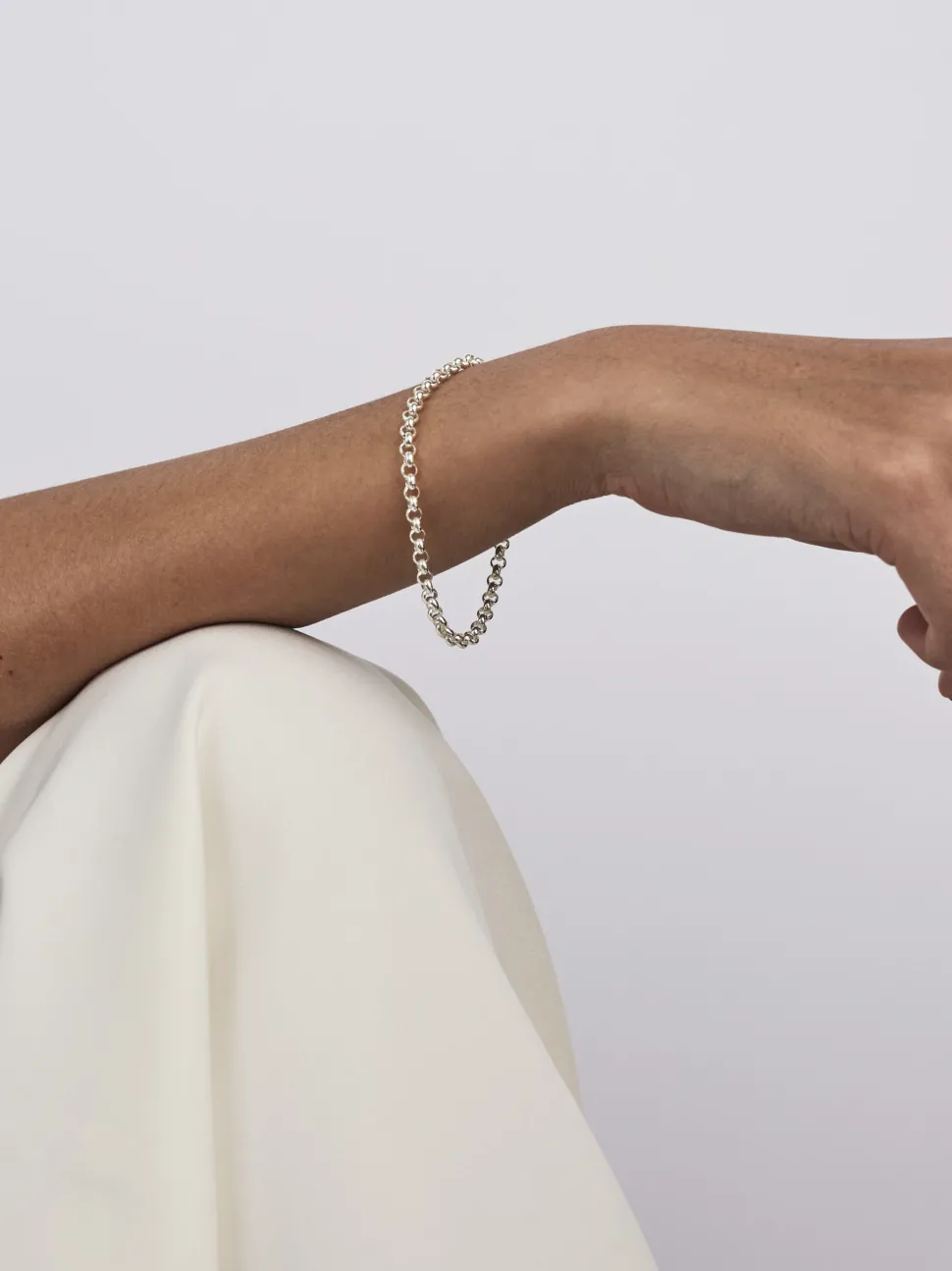 Silver Belcher Bracelet