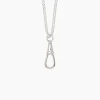 Silver Belcher Clipt Necklace
